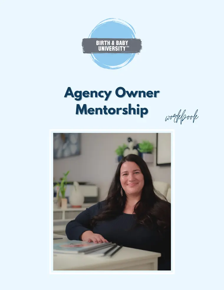 5 Week Agency Owner Mentorship workbook cover