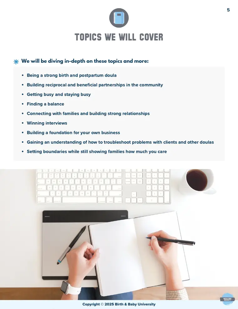 Topics We Will Cover